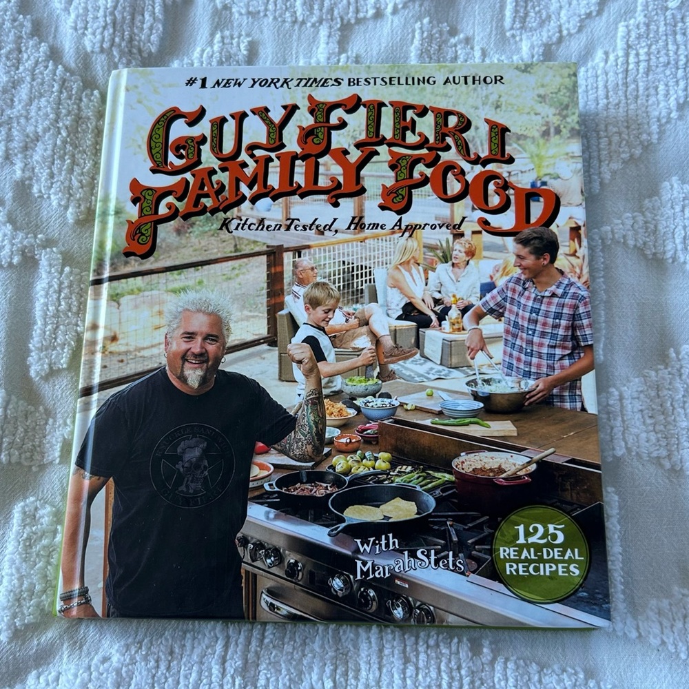 Guy Fieri Family Food Hardback Cookbook